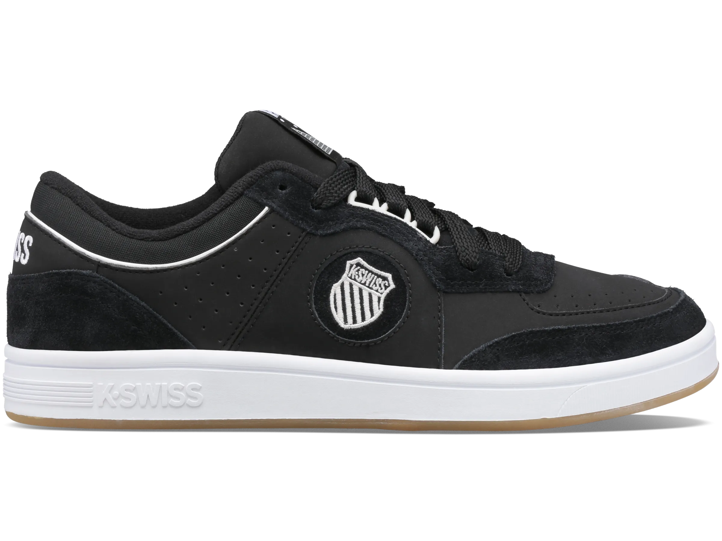 06802-023-M | MENS NORTH COURT | BLACK/WHITE/GUM