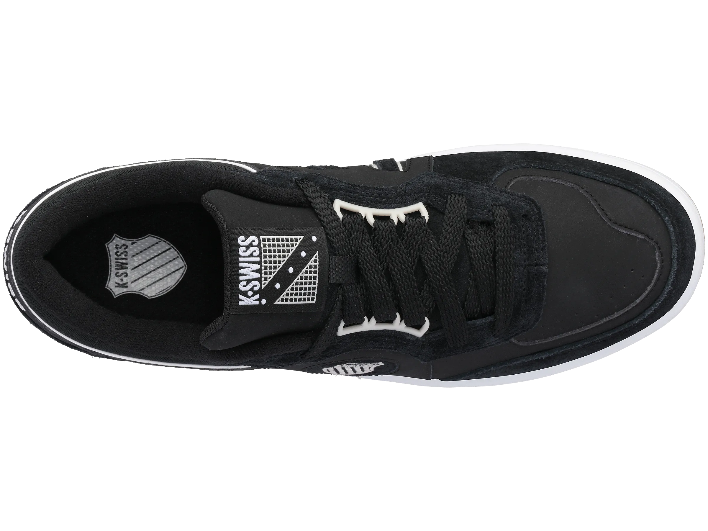 06802-023-M | MENS NORTH COURT | BLACK/WHITE/GUM