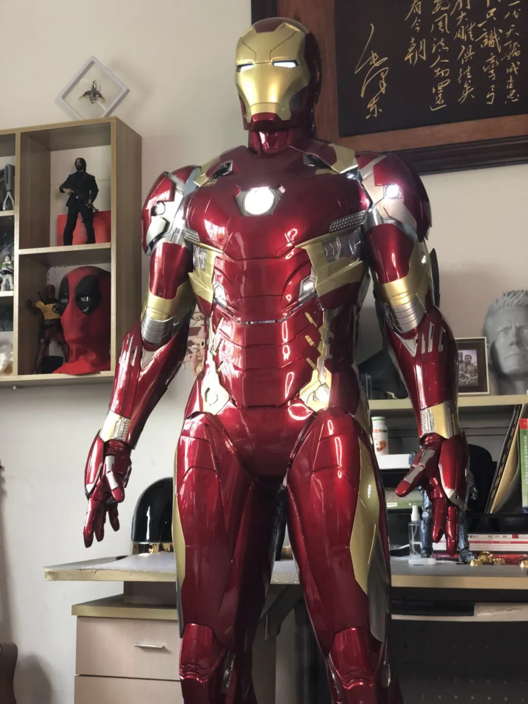 1/1 Ironman Statue 3D Printed Iron Man MK47 / MK46 Full Body Armors for Display Only