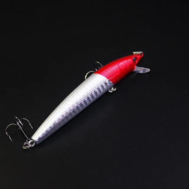 1PC Minnow Fishing lure Crankbait Hard Bait 10cm/8.5g Pesca Leurre Carp Fishing wobblers Isca Artificial Fishing Tackle ZB202