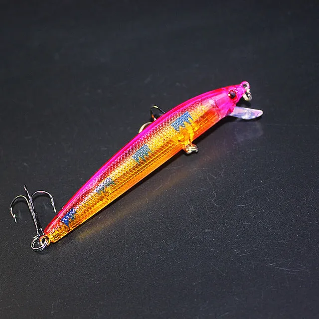 1PC Minnow Fishing lure Crankbait Hard Bait 10cm/8.5g Pesca Leurre Carp Fishing wobblers Isca Artificial Fishing Tackle ZB202