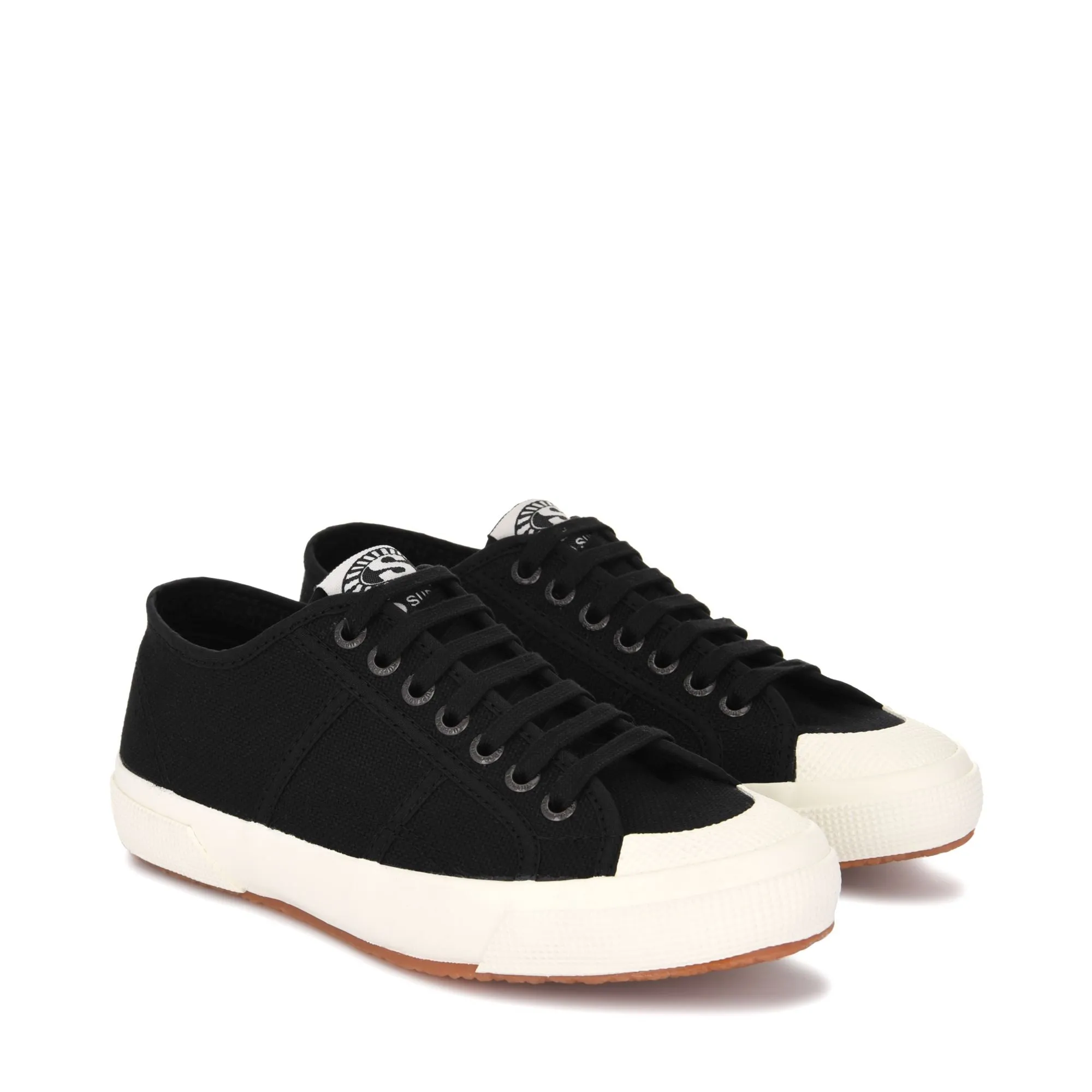 2390 MILITARY 7 EYELETS - Le Superga - Sneaker - Unisex - BLACK-WHITE AVORIO