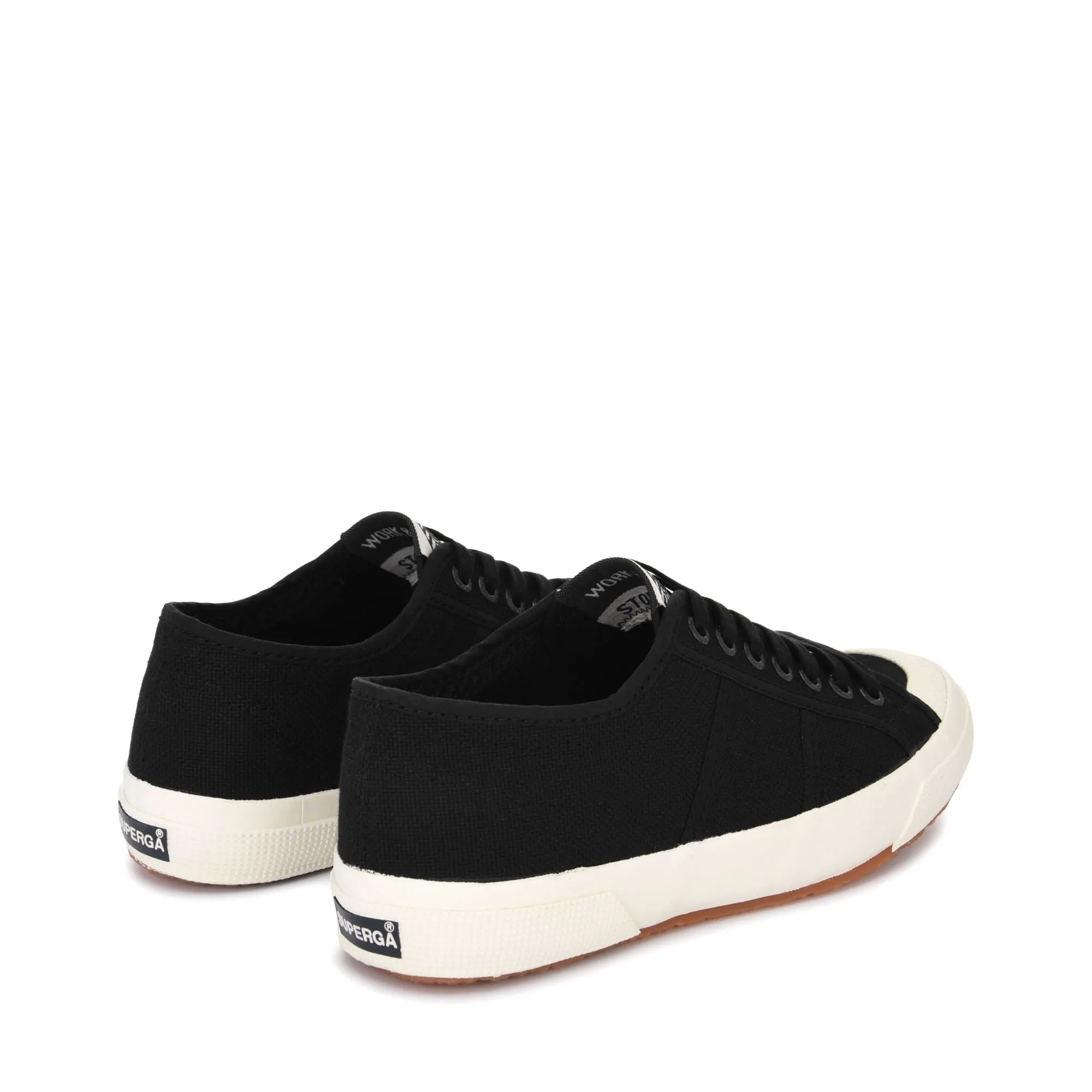 2390 MILITARY 7 EYELETS - Le Superga - Sneaker - Unisex - BLACK-WHITE AVORIO