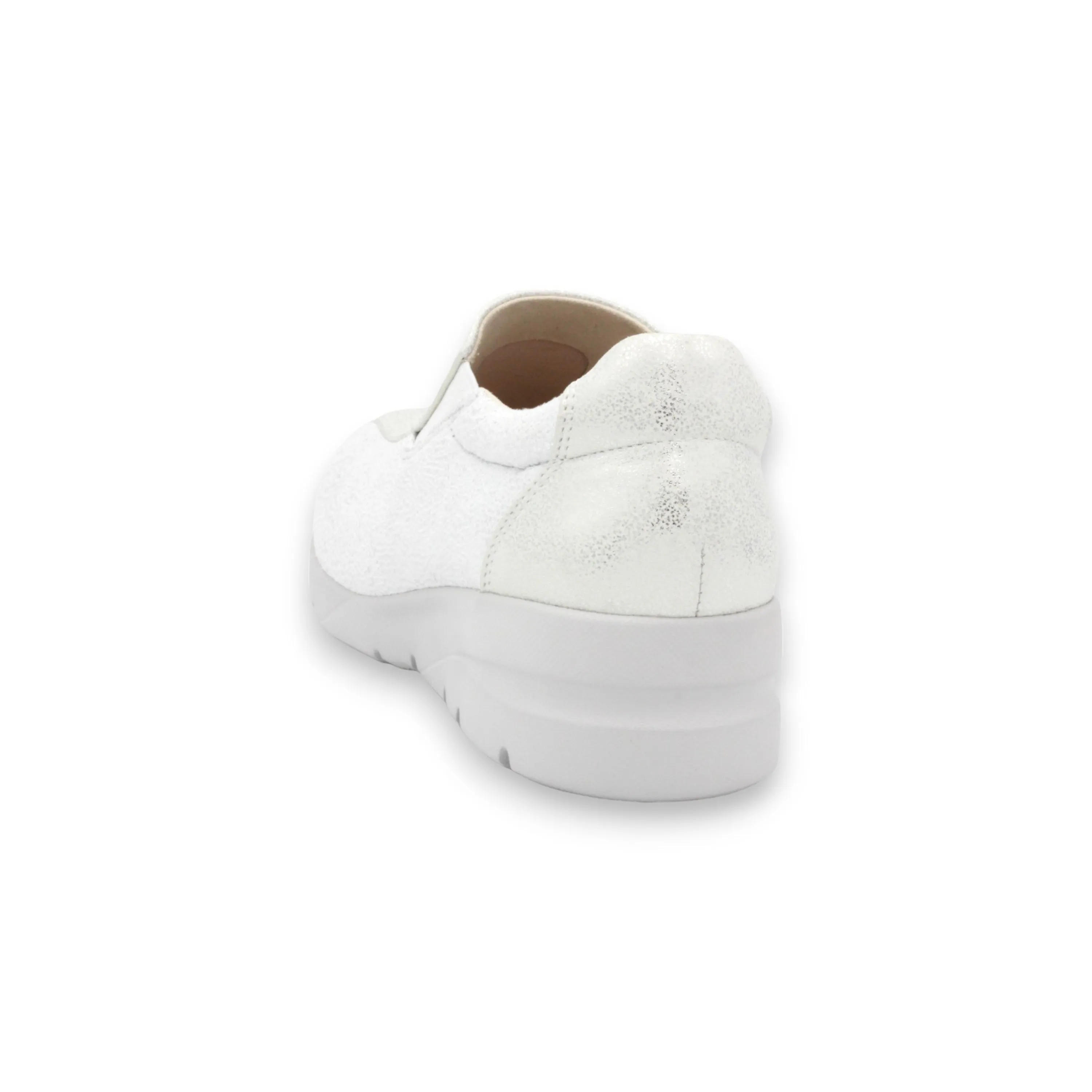 24FW Ultra-Lightweight Women's Slip-ons Shoes with New Material Super Stretch Fabric, Soft Cowhide Leather #FJ128