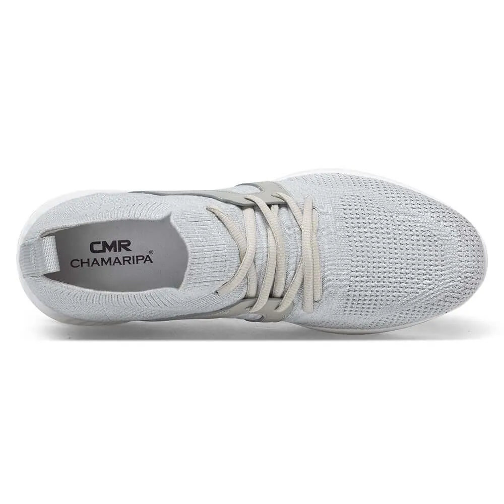 6 CM / 2.36 Inches CMR CHAMARIPA Height Increase Sneakers - Mens High Lift Shoes - Breathable Knit Fabric Outdoor Men's Sports Shoes