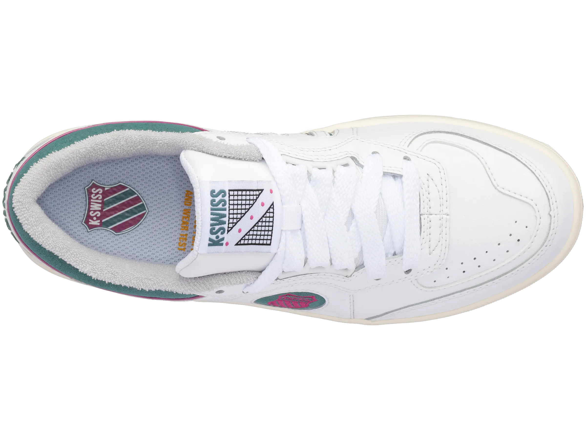 96802-165-M | WOMENS NORTH COURT | WHITE/SAGE BRUSH/CACTUS FLOWER