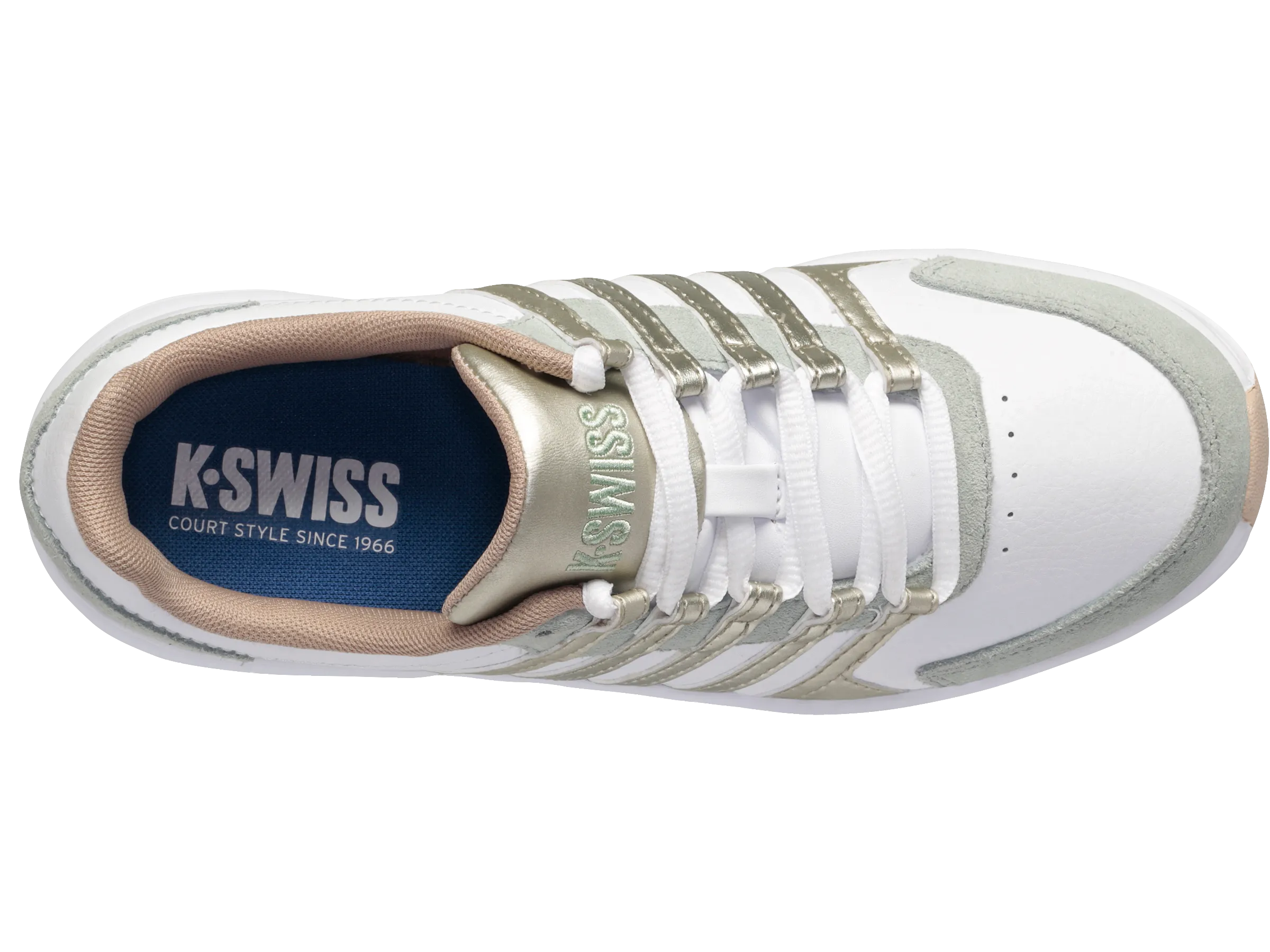 97000-995-M | VISTA TRAINER | WHITE/FROSTY GREEN/CHAMPAGNE