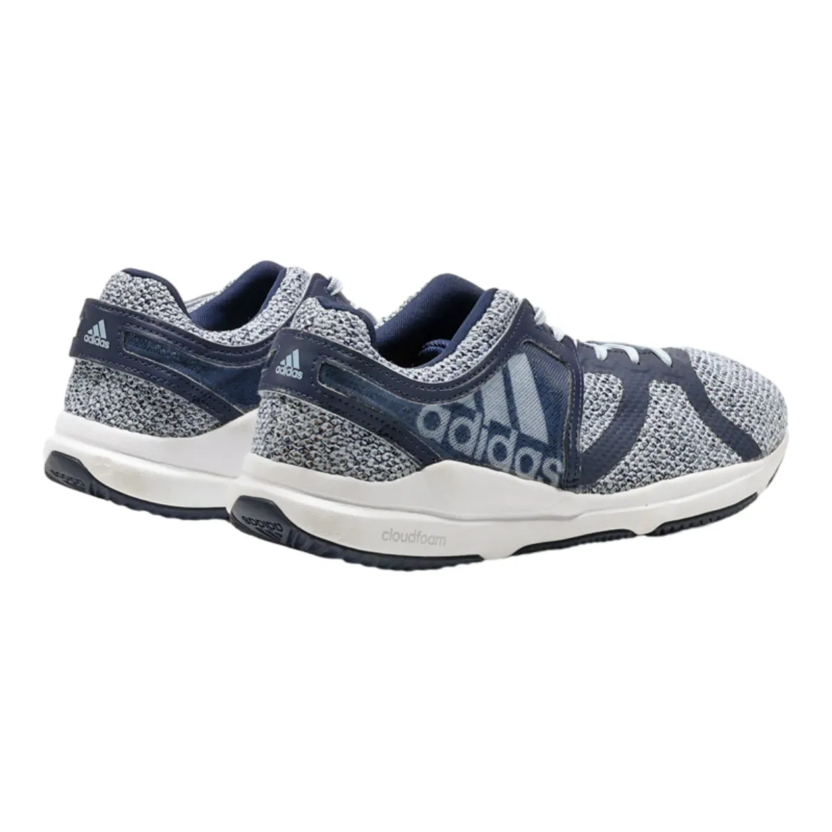 ADIDAS Cloudfoam Sneaker Trainers Blue Synthetic Womens UK 7