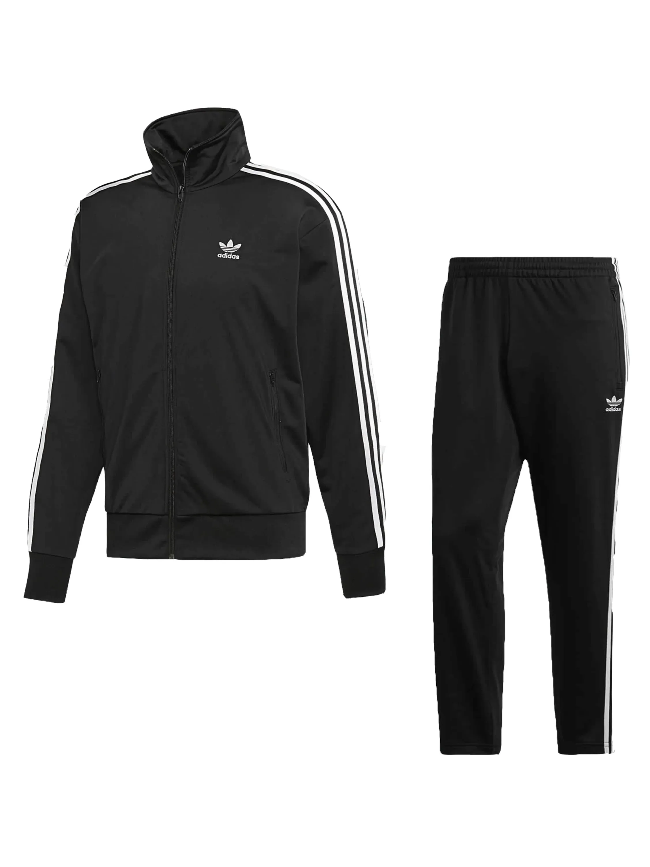 Adidas | Mens Firebird 3 Strips Zip Up Full Tracksuit