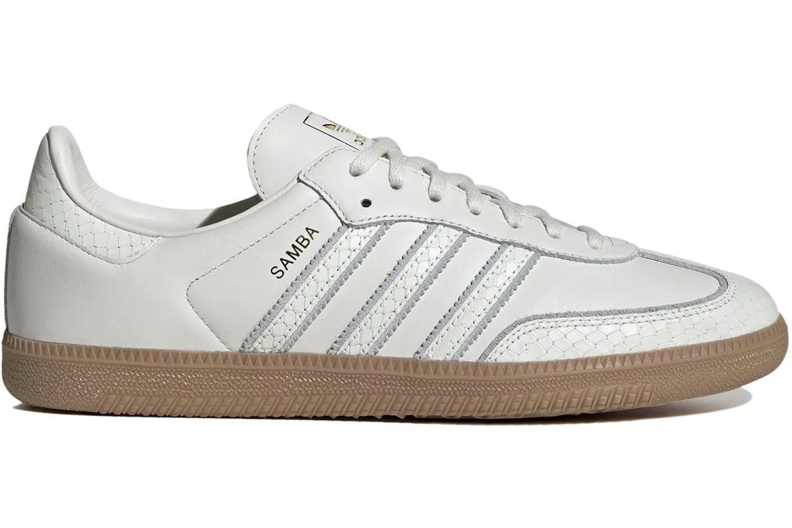 Adidas Samba Core White Snakeskin