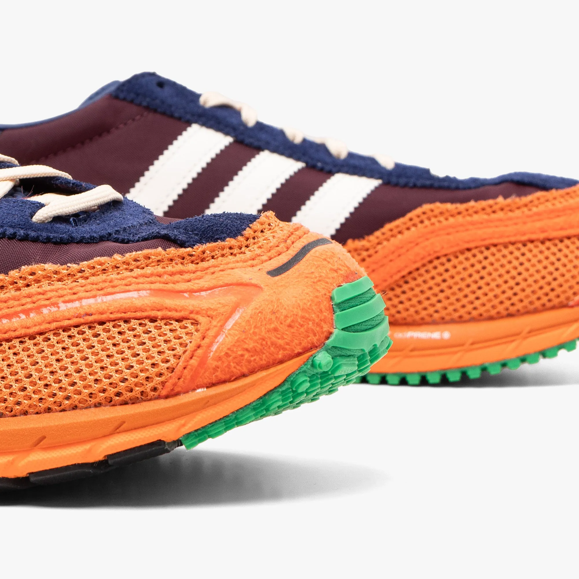 adidas x Bad Bunny Adizero SL 72 Maroon / Semi Solar Orange