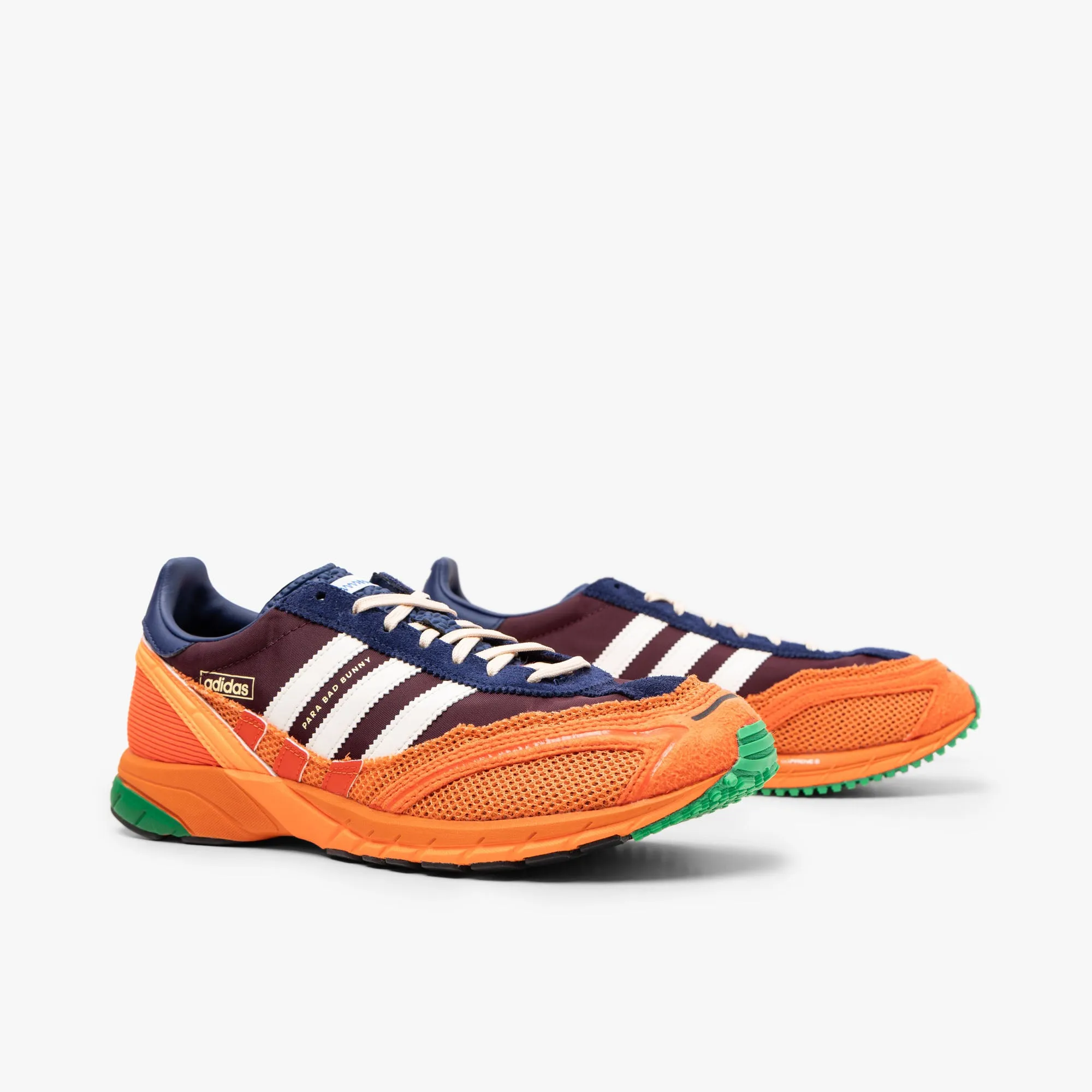 adidas x Bad Bunny Adizero SL 72 Maroon / Semi Solar Orange