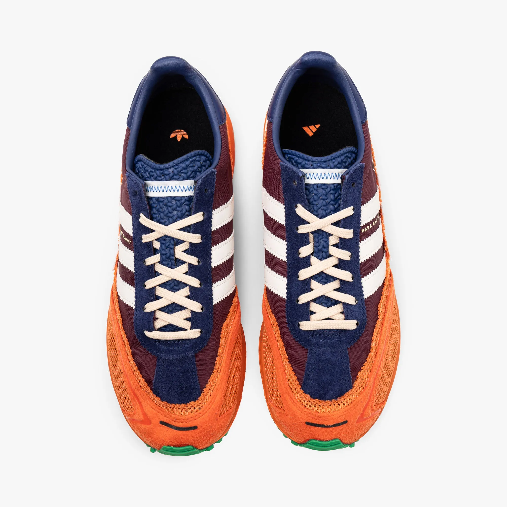 adidas x Bad Bunny Adizero SL 72 Maroon / Semi Solar Orange