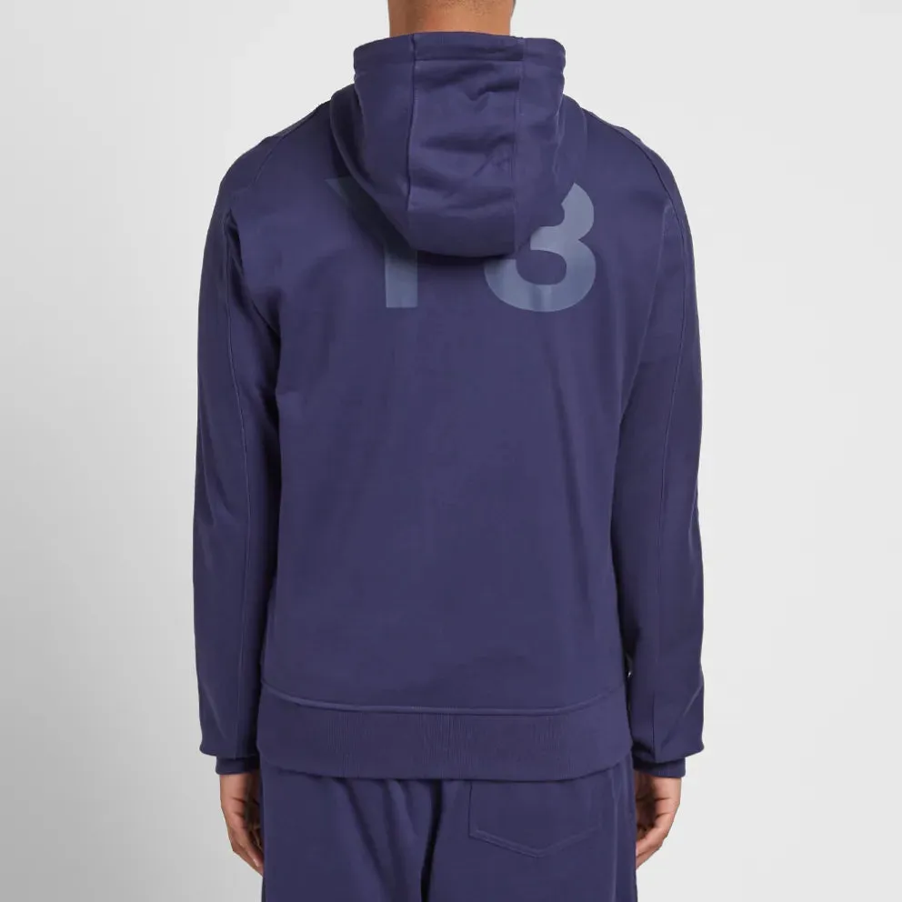 Adidas Y-3 Classic Zipped Hoodie - Yohji Blue