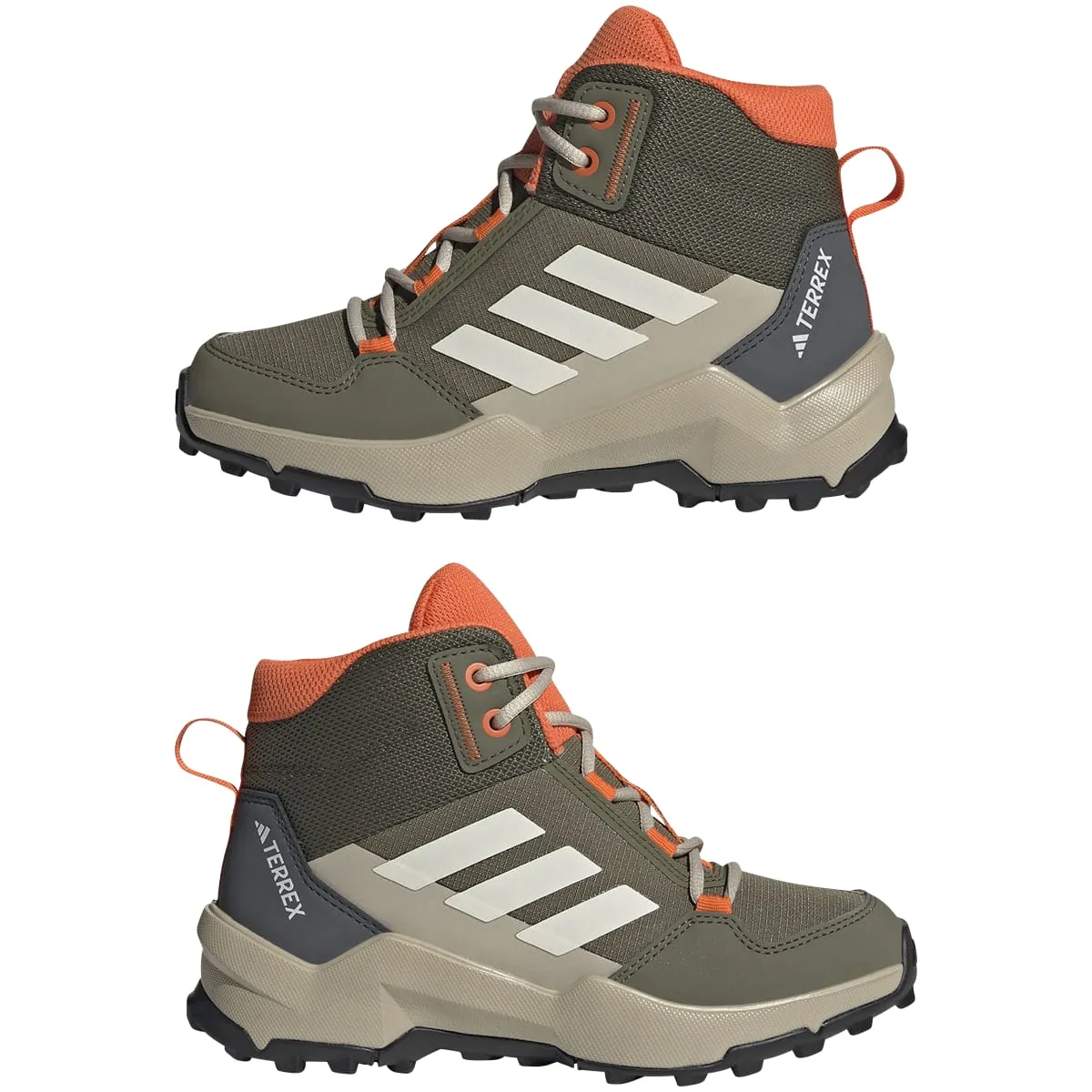 adidas Youth Terrex Ax4r Mid Hiking Shoes