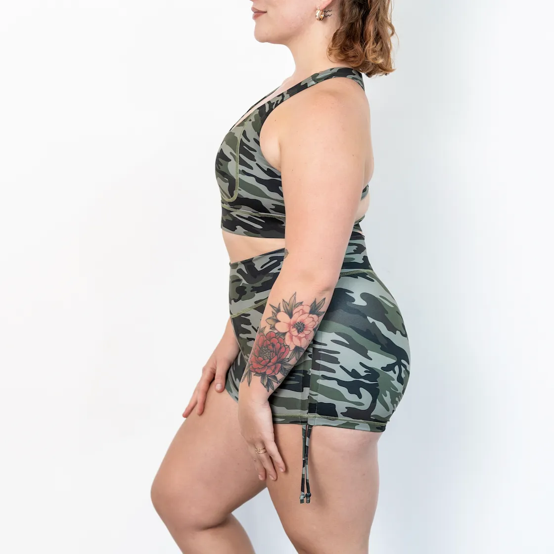 Adore II Shorts - Green Camo