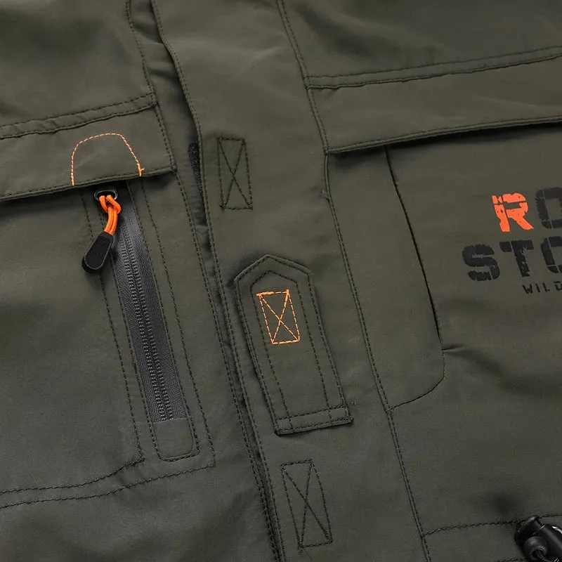 All-Weather Men's Tactical Cargo Jacket for Outdoor Adventures