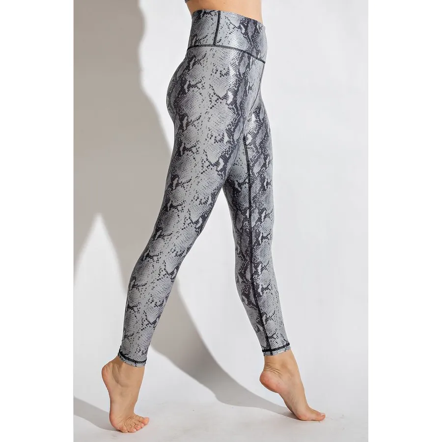 Athleisure Pants | Grey Snake