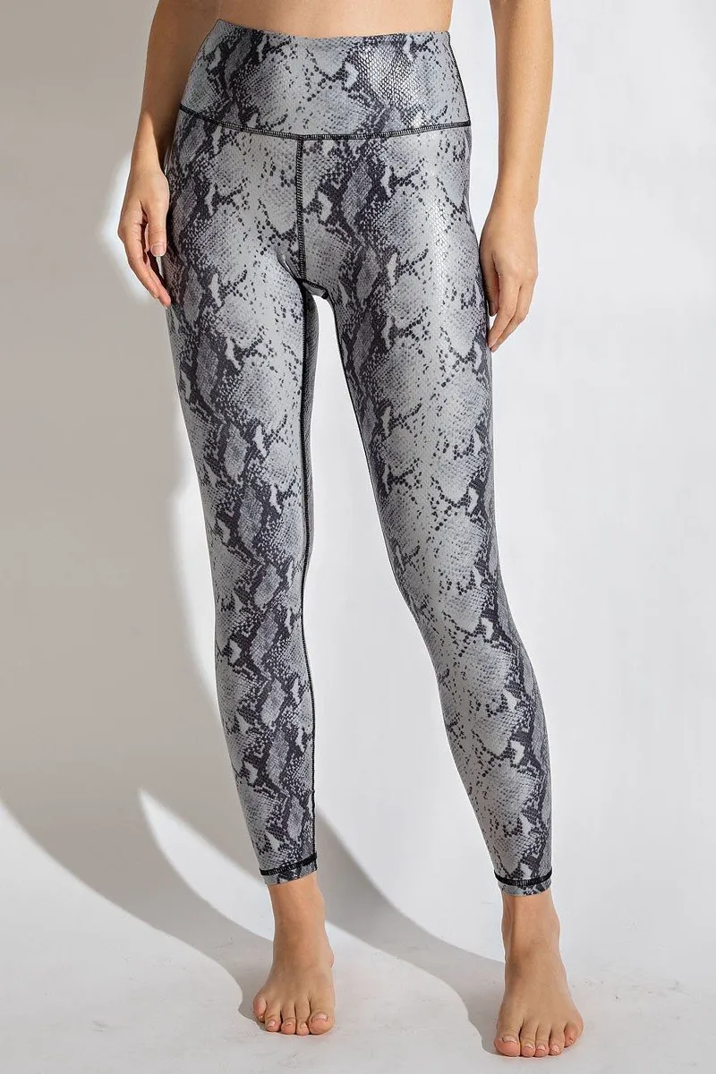 Athleisure Pants | Grey Snake