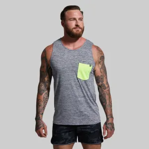 Athleisure Pocket Tank (Heather Grey)