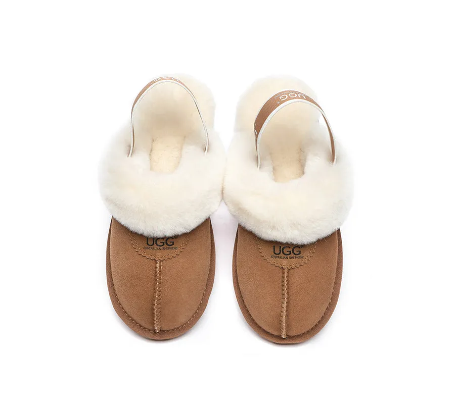 Australian Shepherd Ugg Slingback Slippers Unisex Waffle Plus - AS2042