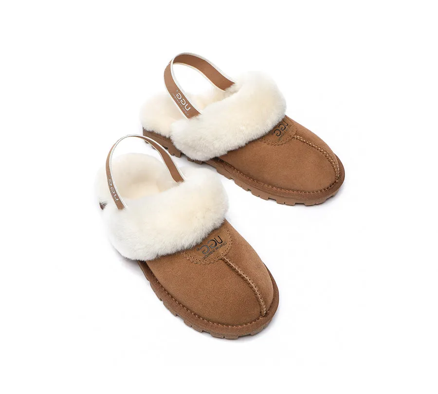 Australian Shepherd Ugg Slingback Slippers Unisex Waffle Plus - AS2042