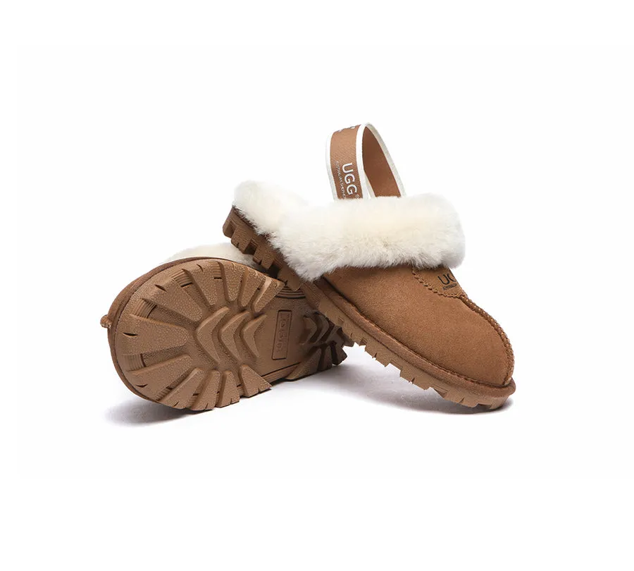 Australian Shepherd Ugg Slingback Slippers Unisex Waffle Plus - AS2042