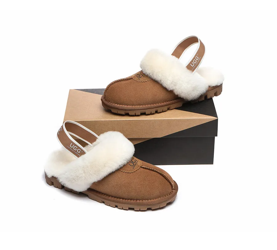 Australian Shepherd Ugg Slingback Slippers Unisex Waffle Plus - AS2042