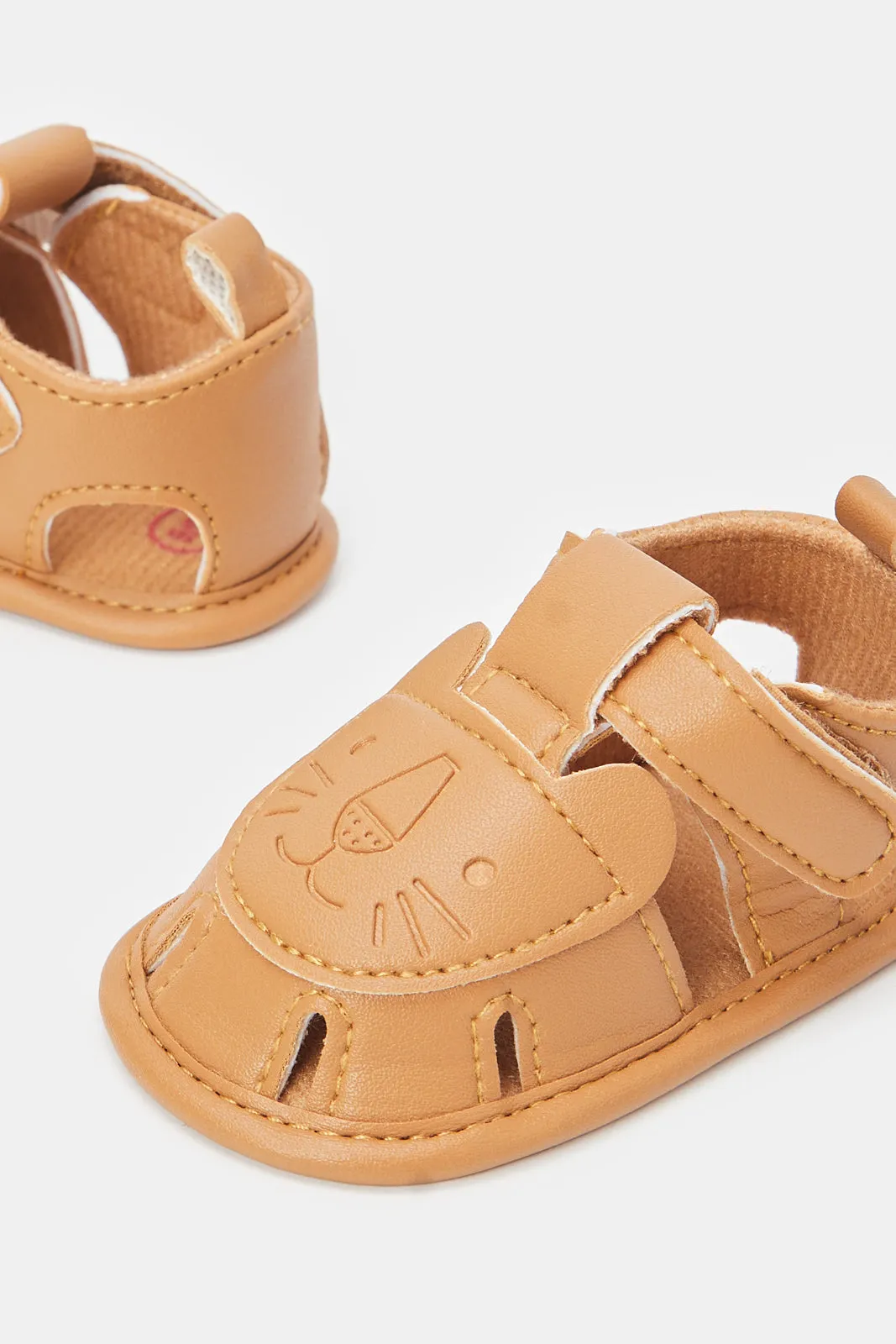 Babies Tan Pram Shoes