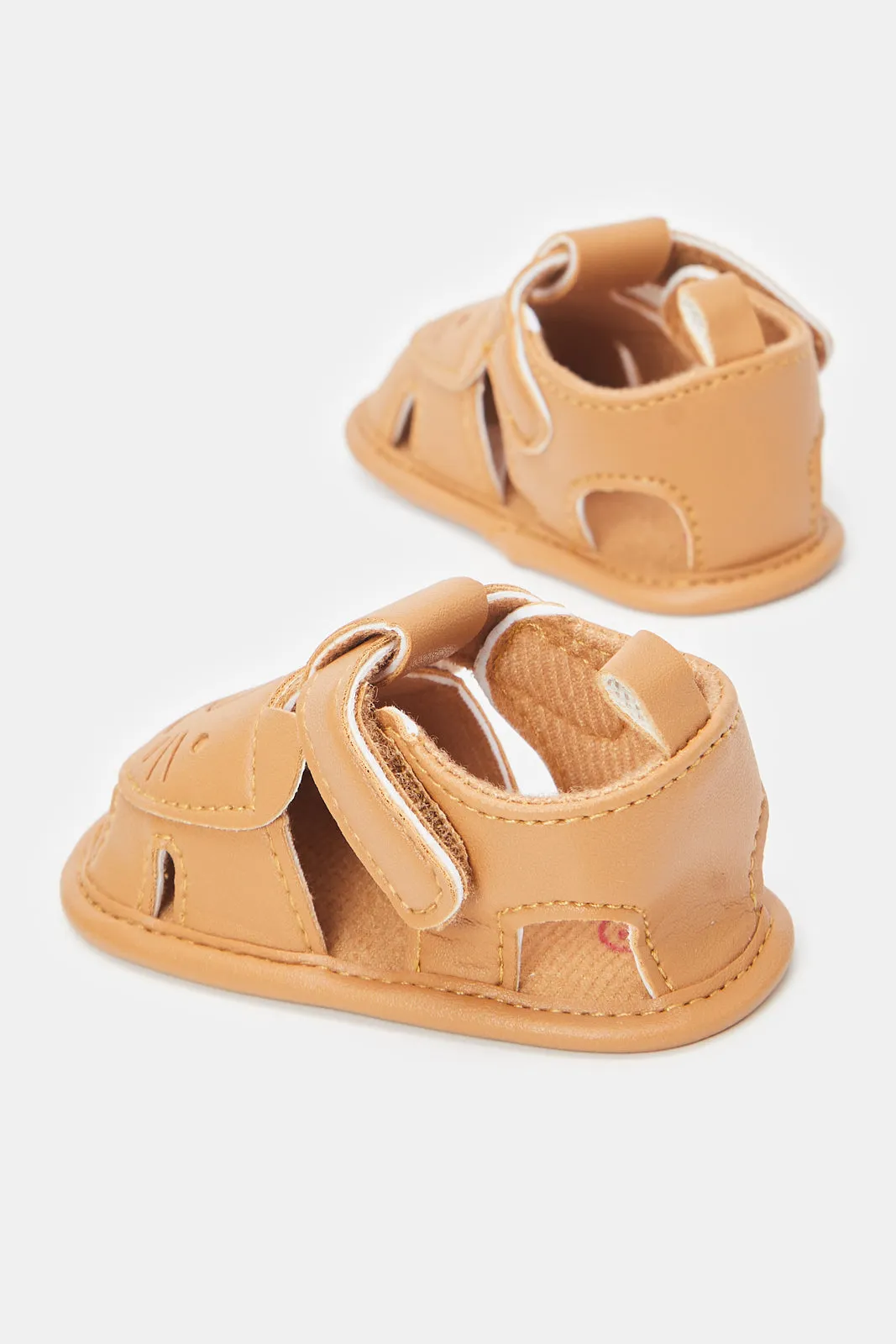 Babies Tan Pram Shoes