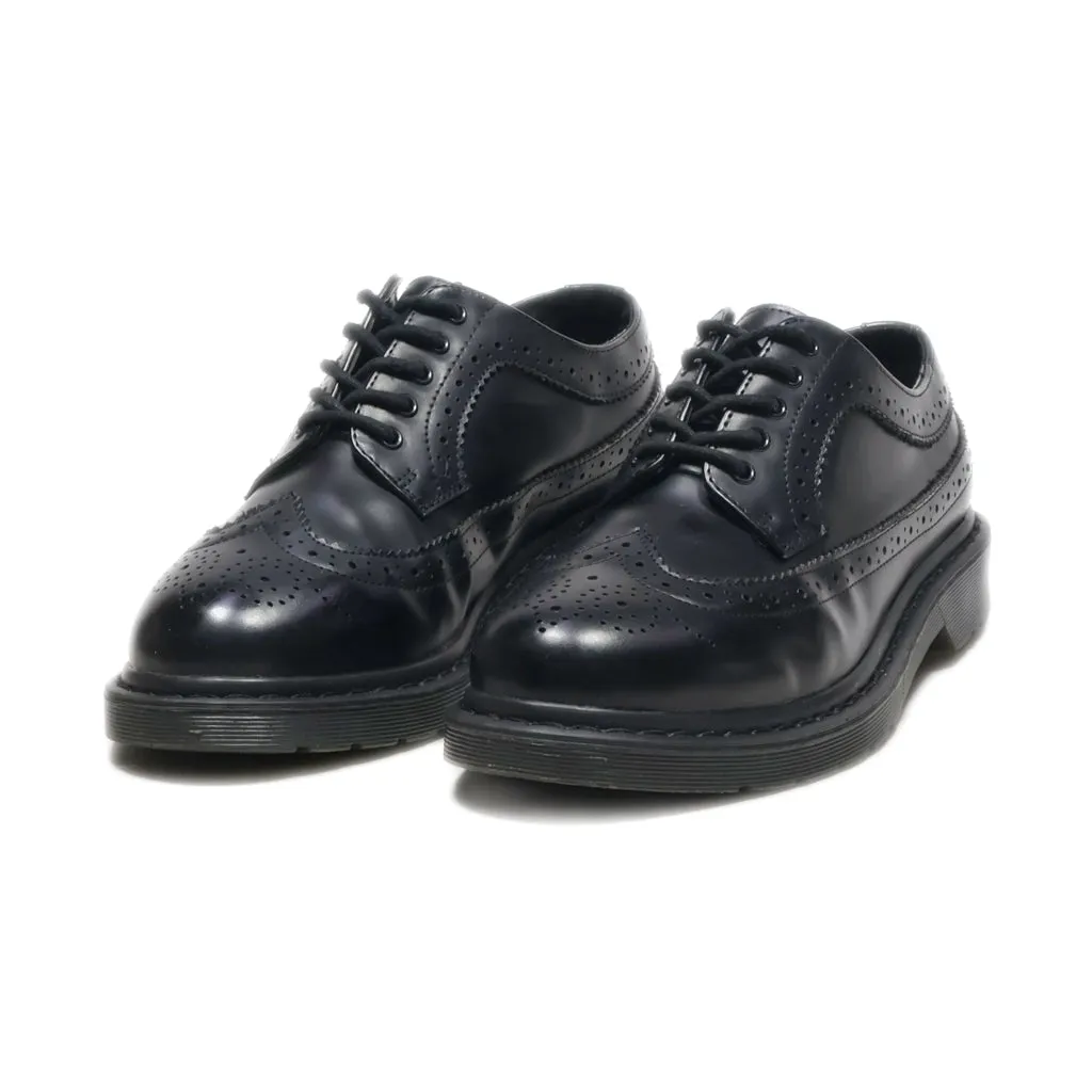 Bata Lace Ups Leather Black Colour For Women