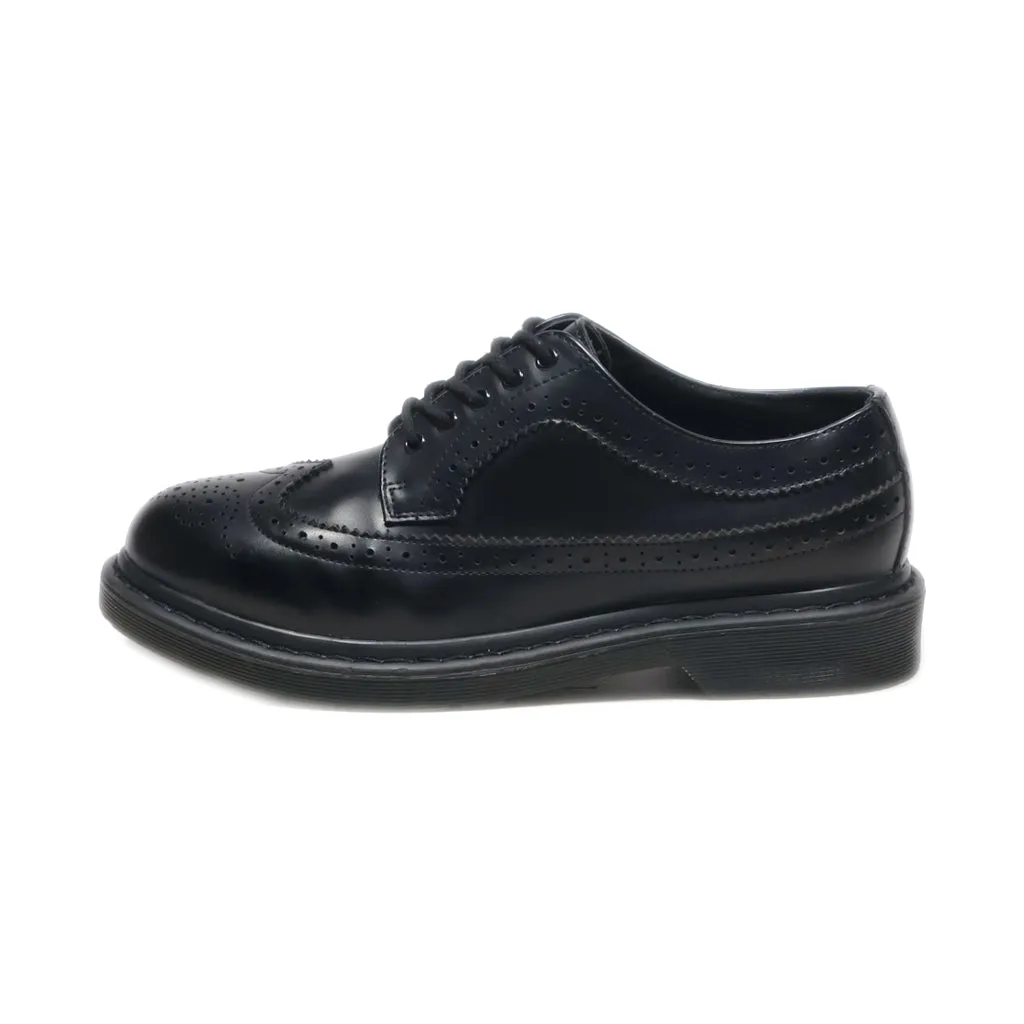 Bata Lace Ups Leather Black Colour For Women