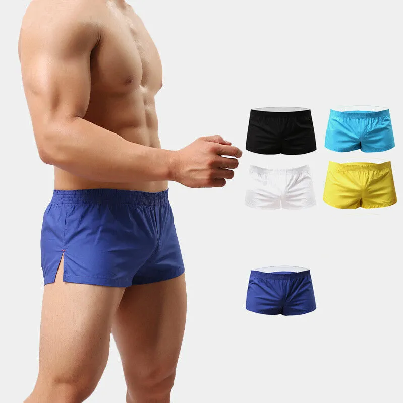 Beach Shorts Men Trunk Summer Short Pants Solid Breathable Quick Dry Swim Shorts Surfing Shorts