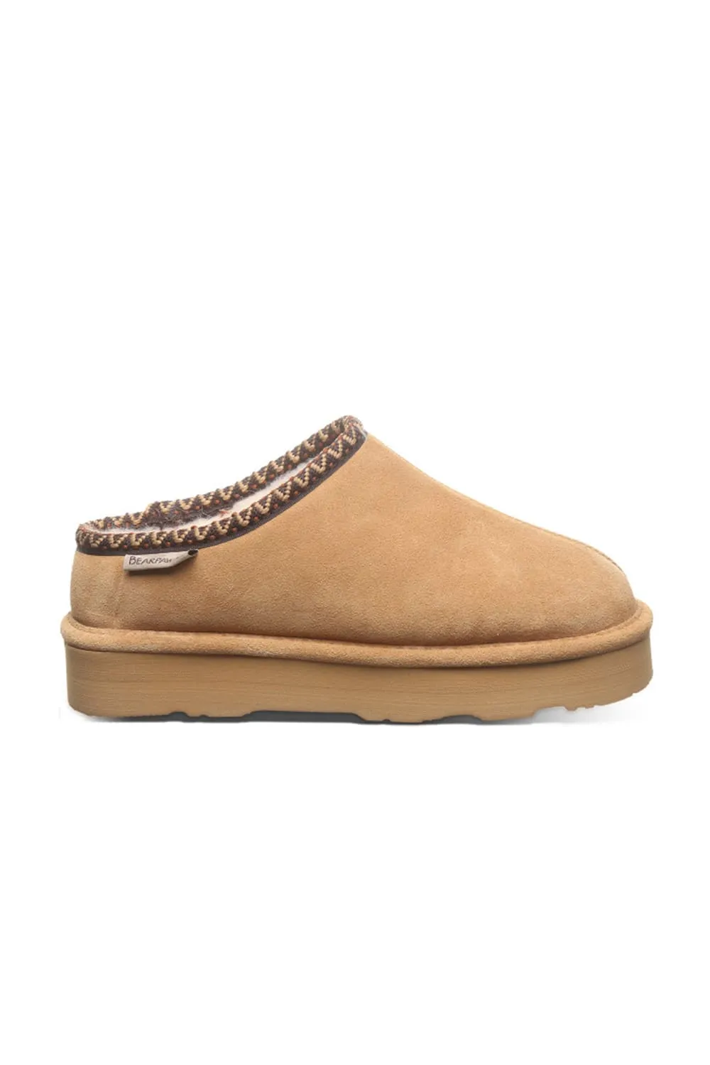 Bearpaw Martis Platform Slipper Clogs for Women in Iced Coffee | 3038W-245 ICE COFFEE