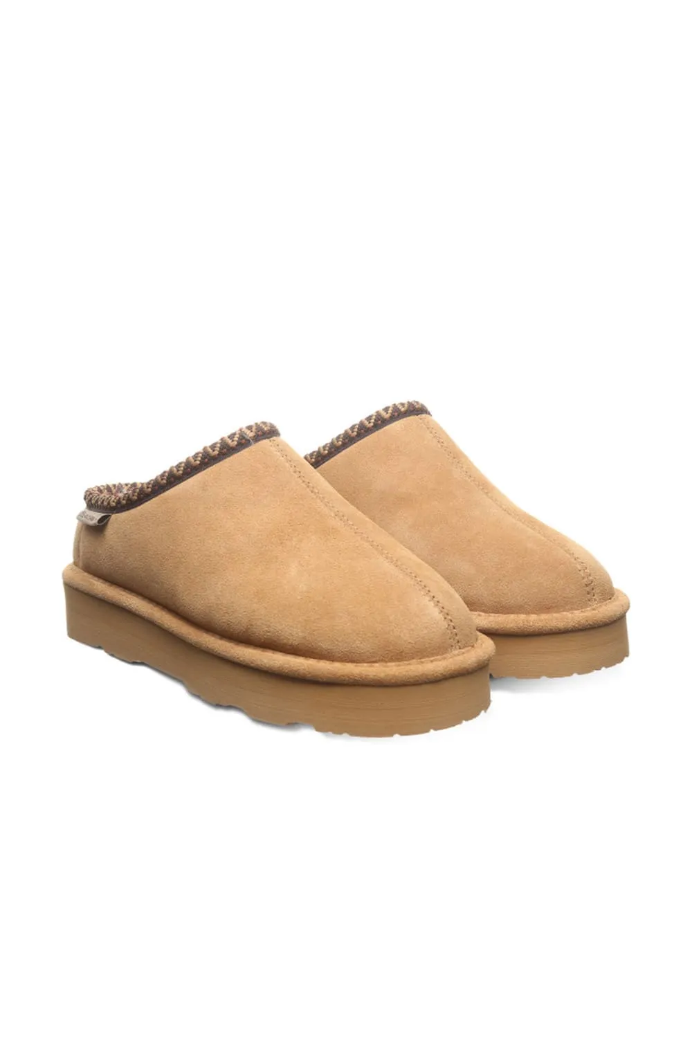 Bearpaw Martis Platform Slipper Clogs for Women in Iced Coffee | 3038W-245 ICE COFFEE