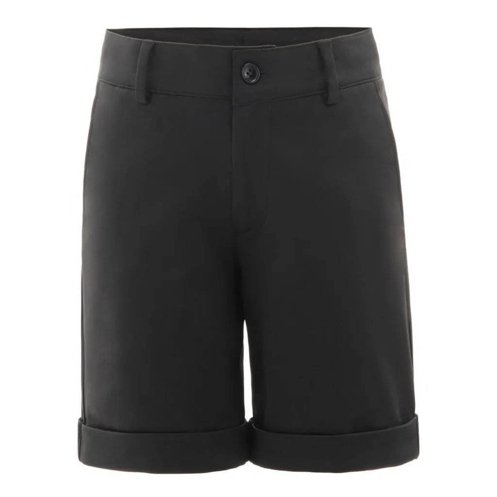 Black Athleisure Shorts