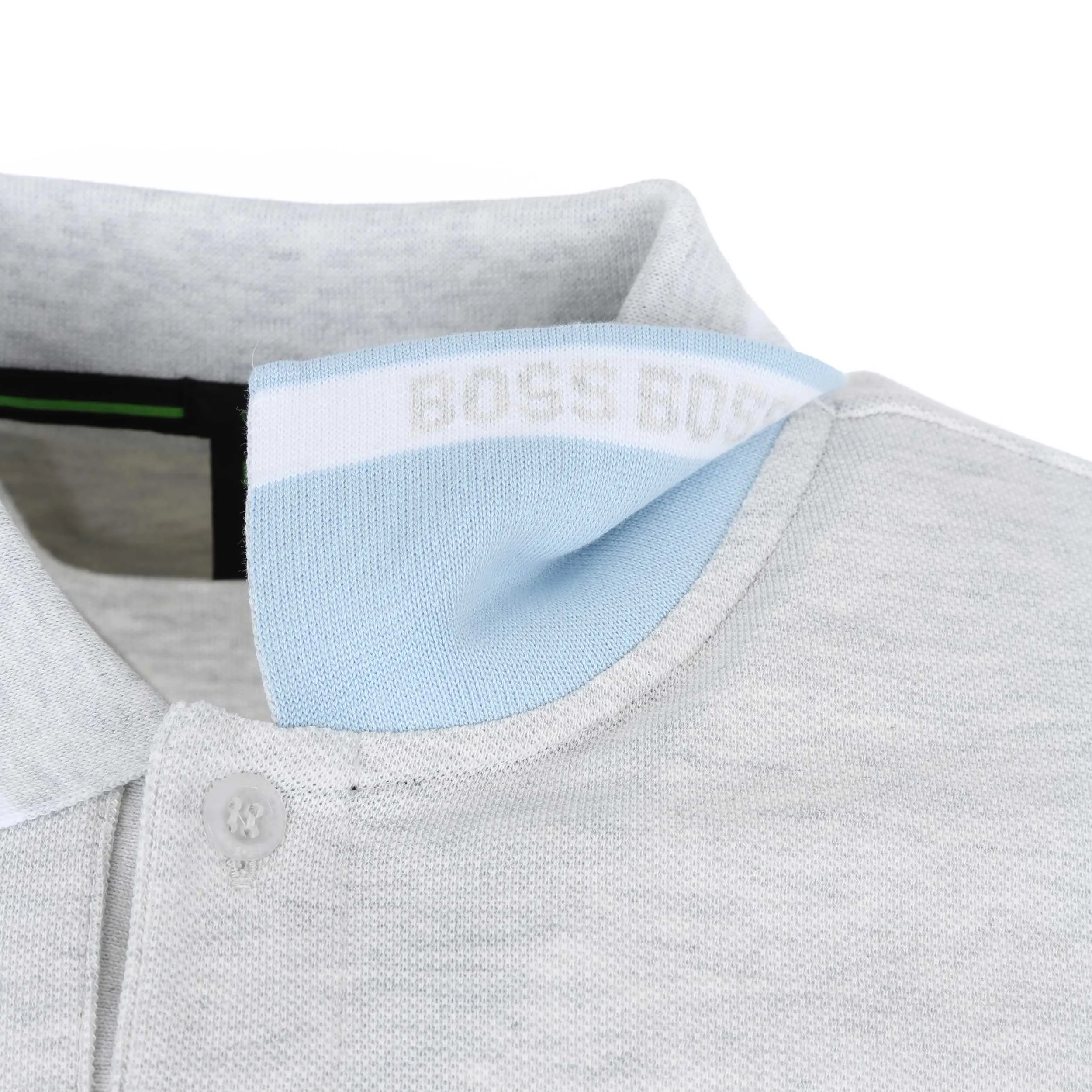 BOSS Paddy Polo Shirt in Light Grey