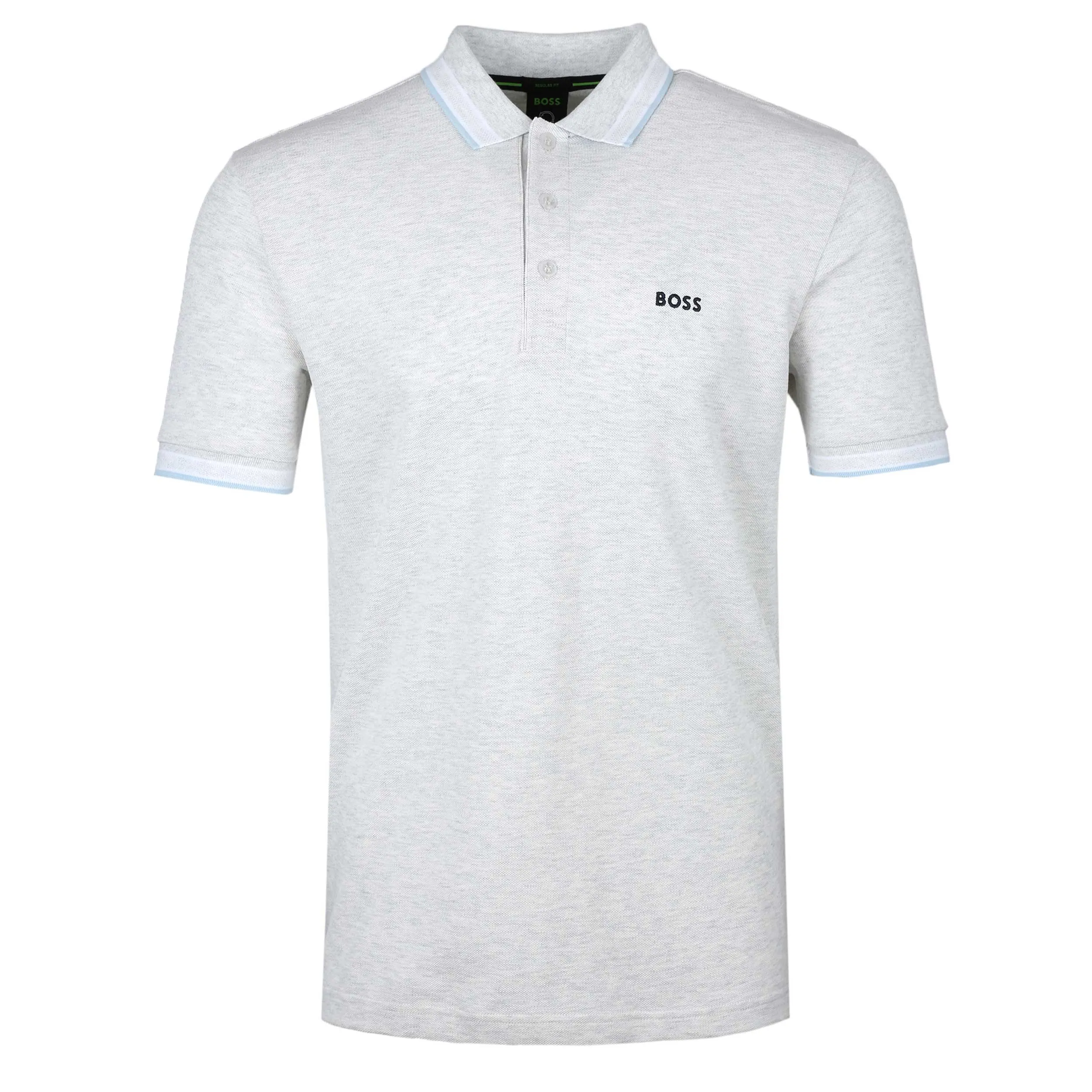 BOSS Paddy Polo Shirt in Light Grey