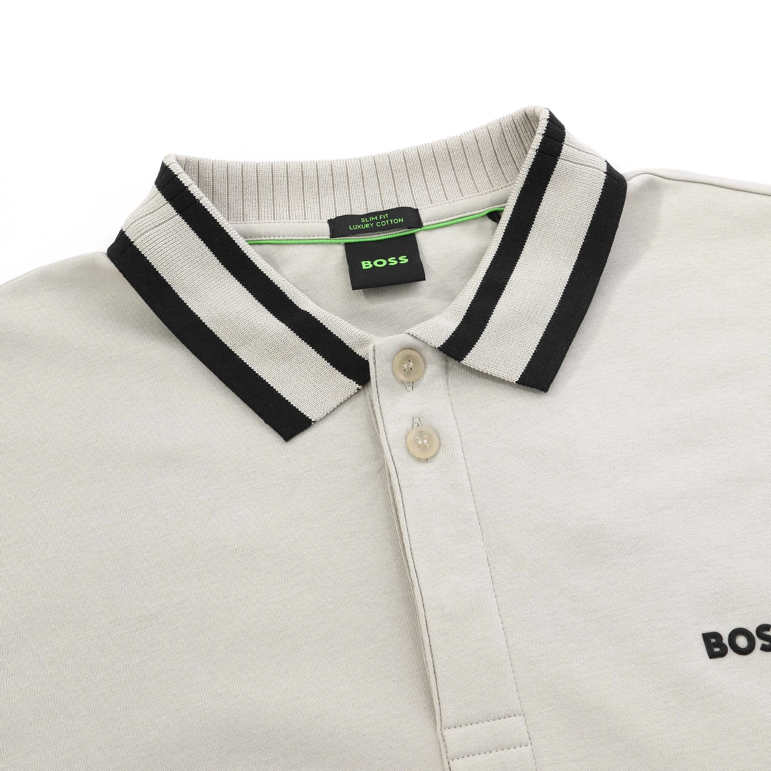 BOSS Paule Polo Shirt in Light Beige