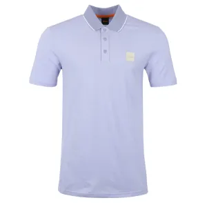 BOSS PeOxford Polo Shirt in Lilac