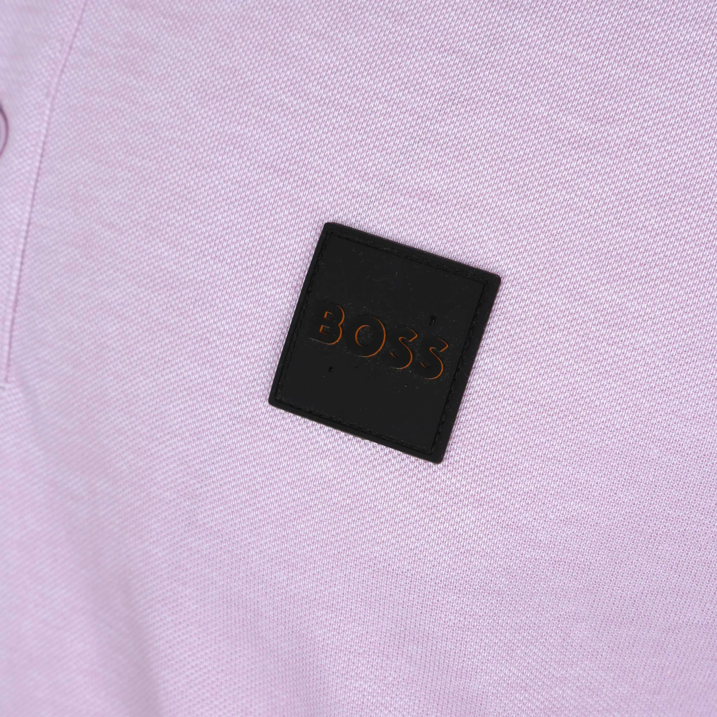 BOSS PeOxford Polo Shirt in Pastel Purple