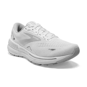 Brooks Women's Adrenaline GTS 23 Running Shoe - White/Oyster/Silver 1203811B104