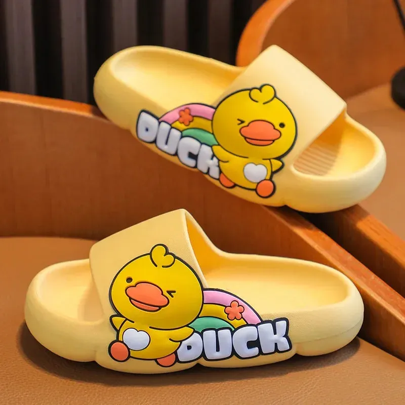 Children's slippers summer boys shoes cute home bathroom soft soles thick soles non-slip slippers for girls