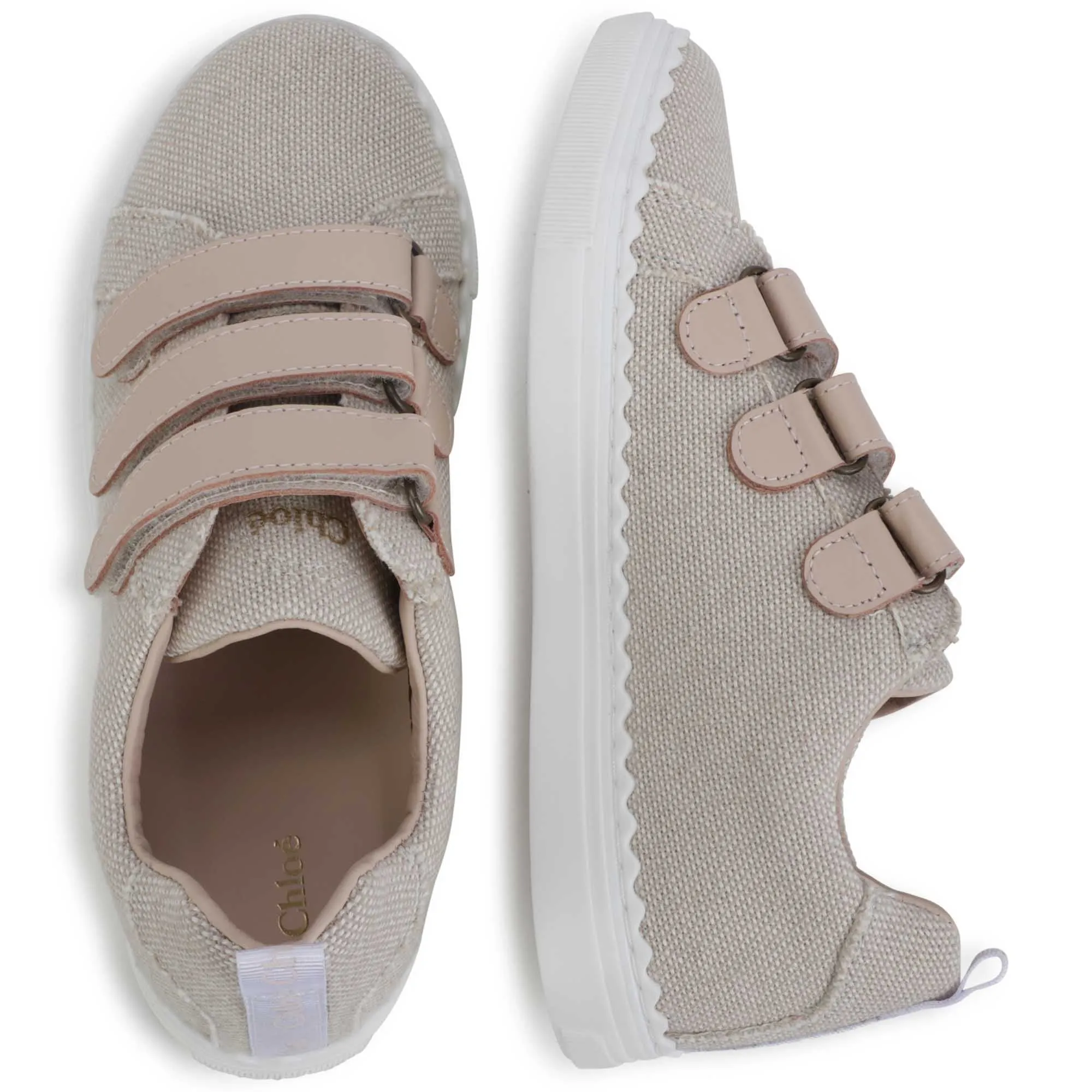 CL Beige Logo Sneakers