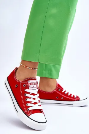 Classic Red-White Step in Style Sneakers