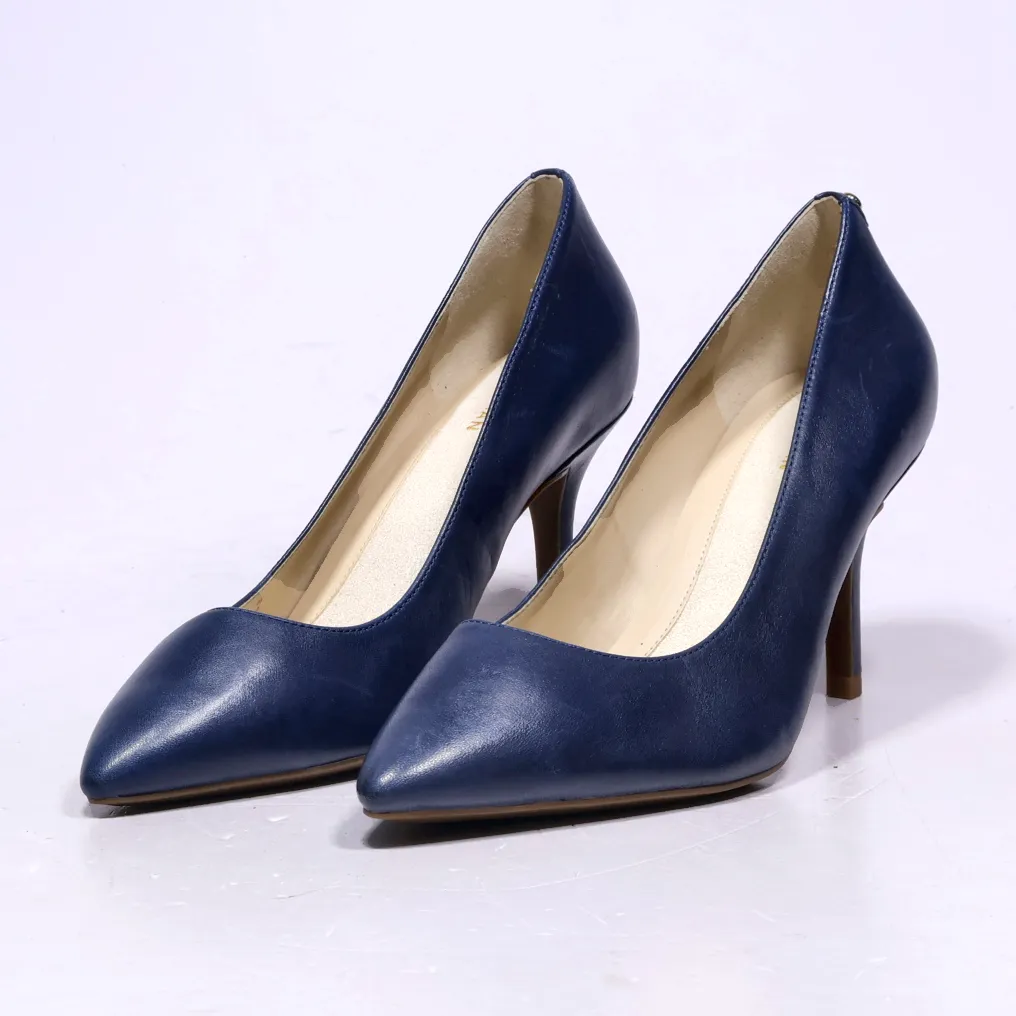 Cole Haan High-Heel Shoes Leather Blue Colour For Women