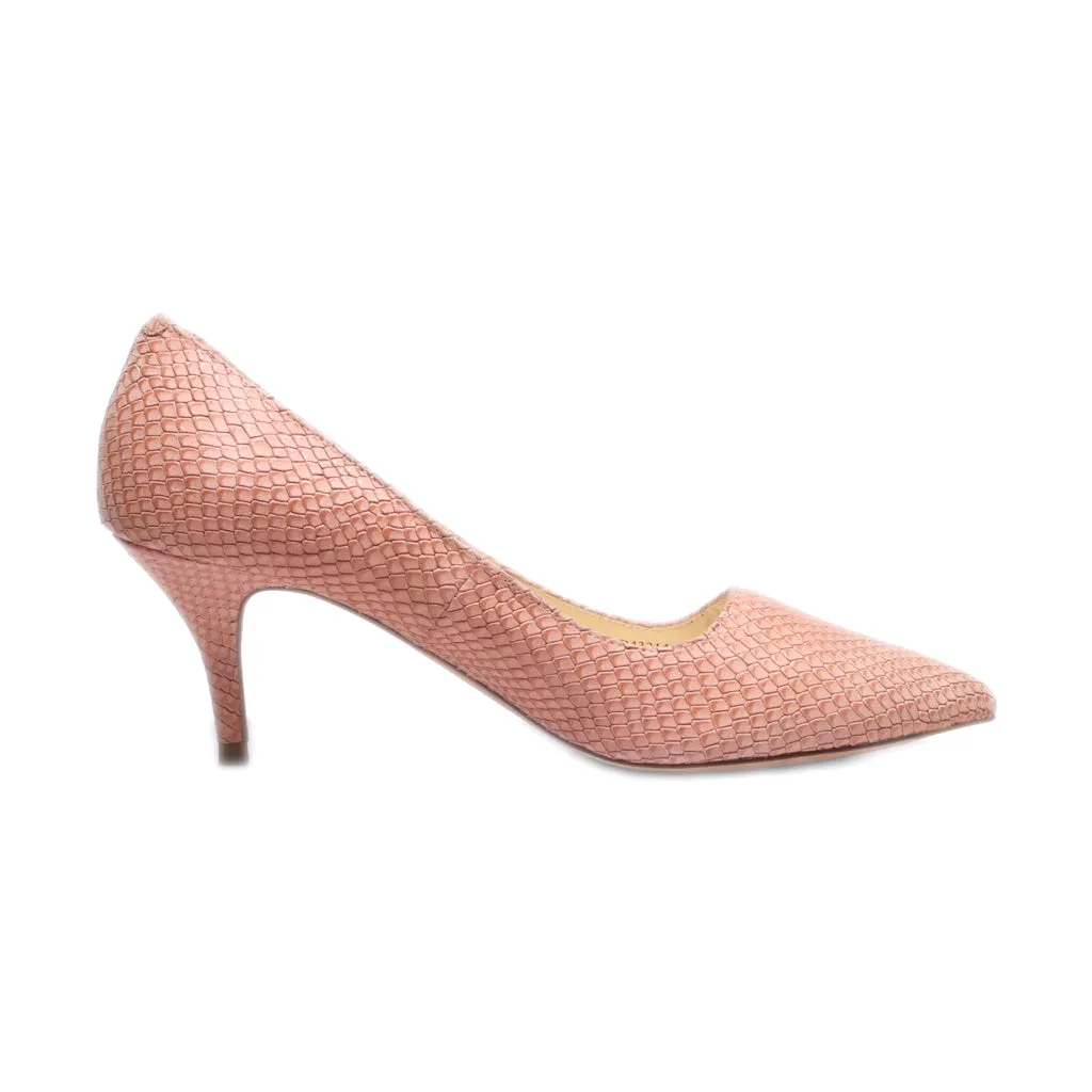 Cole Haan High-Heel Shoes Leather Pink Colour For Women