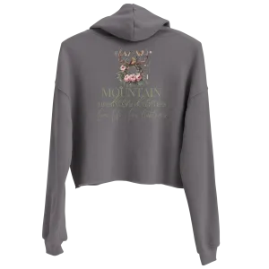 Crop Hoodie Exclusive Love Life Live Outdoors MRRL&O Print Designs