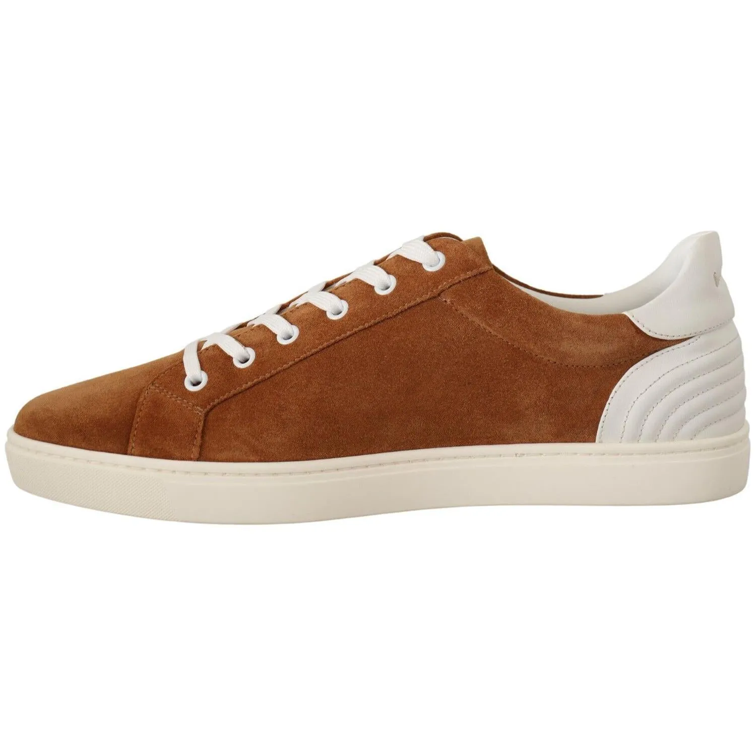 Dolce & Gabbana Elegant Two-Tone Leather Sneakers