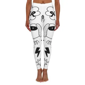 Doodle Dogs & Cats - Inovax Women's Spandex Leggings